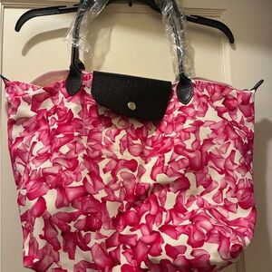 Floral Pink Tote Bag